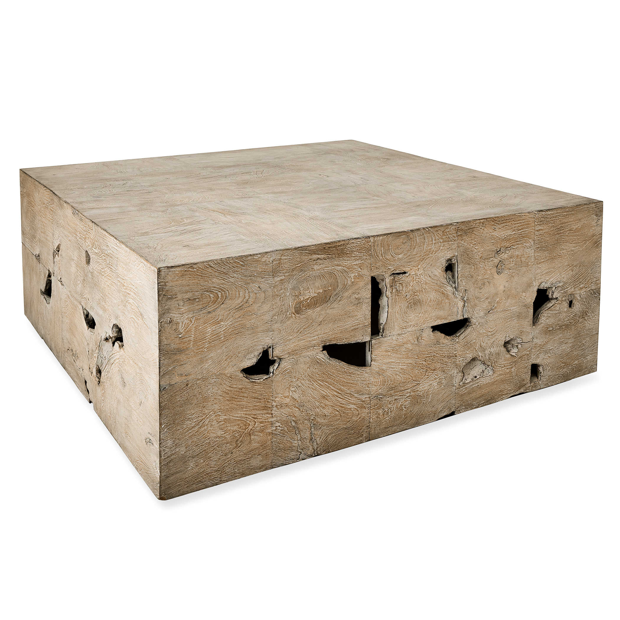 Teak Tac Toe Coffee Table | Fringed Benefits Design Teak Tac Toe Coffee Table | Fringed Benefits Design